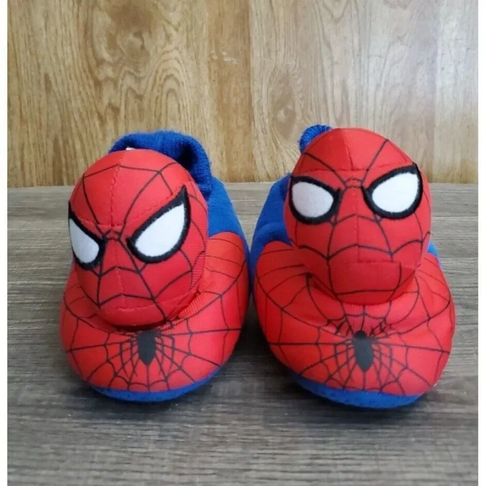 Marvel Spider-Man Slippers‎ Size Small 7/8 Toddler Shoes